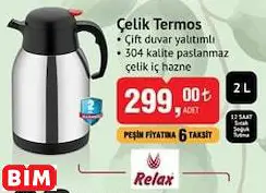 RELAX ÇELİK TERMOS RELAX ÇELİK TERMOS